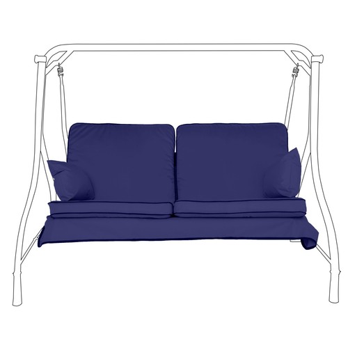 Navy seater swing seat - navy,