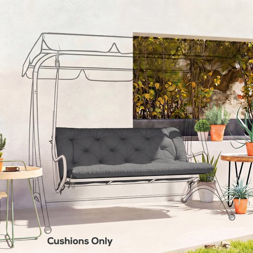 Garden bench cushion seater - garden,