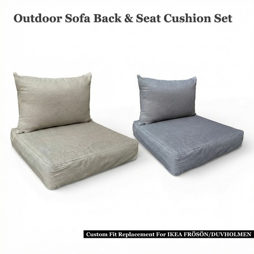 Outdoor seat back cushions set - outdoor,