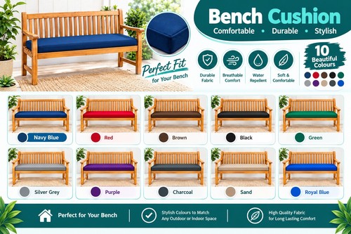 Outdoor garden bench cushion - outdoor,