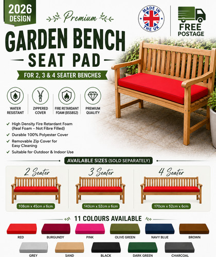 Bench cushions 4 seater - 2, 3